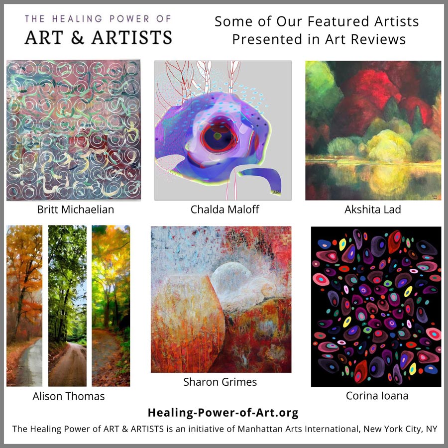 Our Series of Featured Artists in Art Reviews