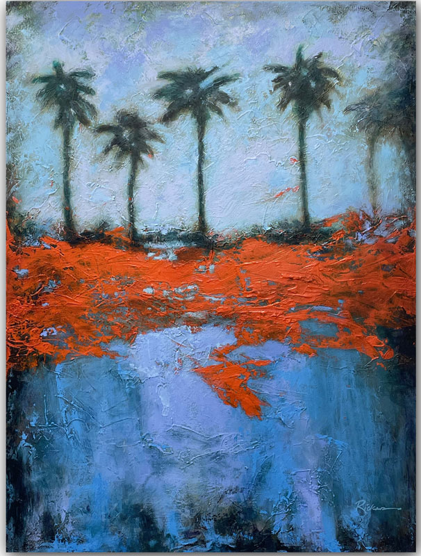 Hideaway Orange Beach, acrylic, 30" x 40"